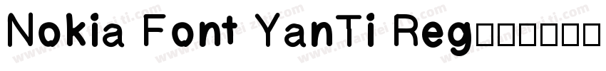Nokia Font YanTi Reg字体转换